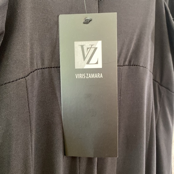 Viris Zamara Women’s Sleeveless Maxi Dress Black Sz Medium Evening Prom Wedding - Picture 9 of 12